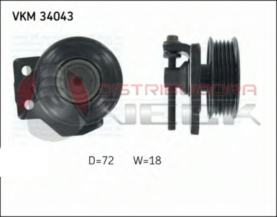 Rodam. Tensor Correa Altern. Ford Mondeo Dde 1994